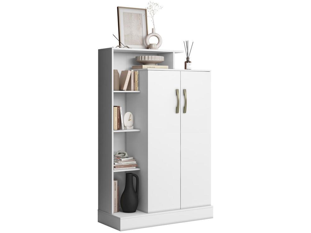 Armário Office Multiuso 2 Portas 7 Prateleiras Aramóveis Florença - 4