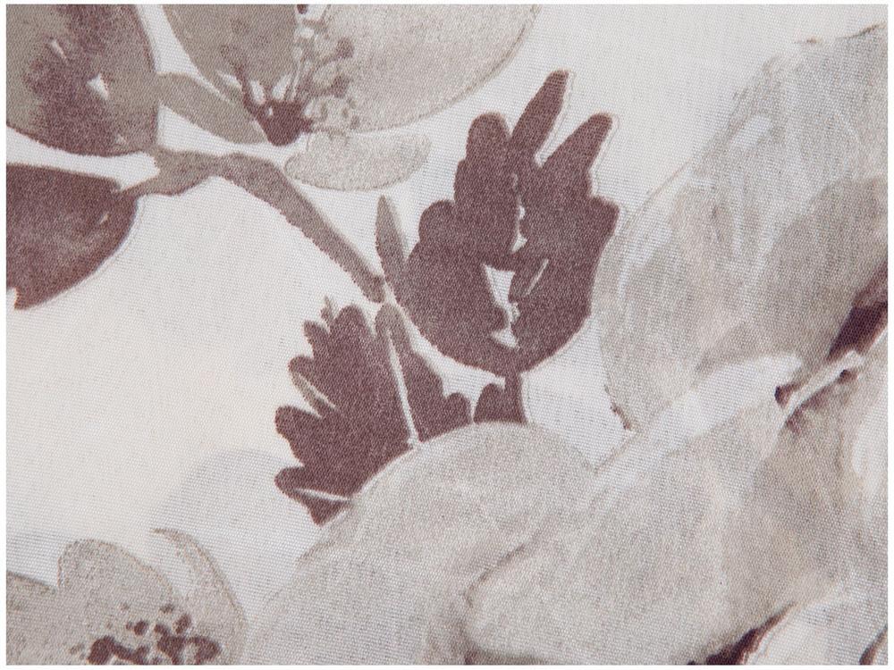 Jogo de Cama Casal de Poliéster Marcelino Têxtil 170 Fios Premier Clamart Cinza e Branco 4 Peças - 3