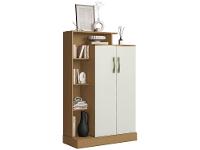 Armário Office Multiuso 2 Portas 7 Prateleiras Aramóveis Florença - 4