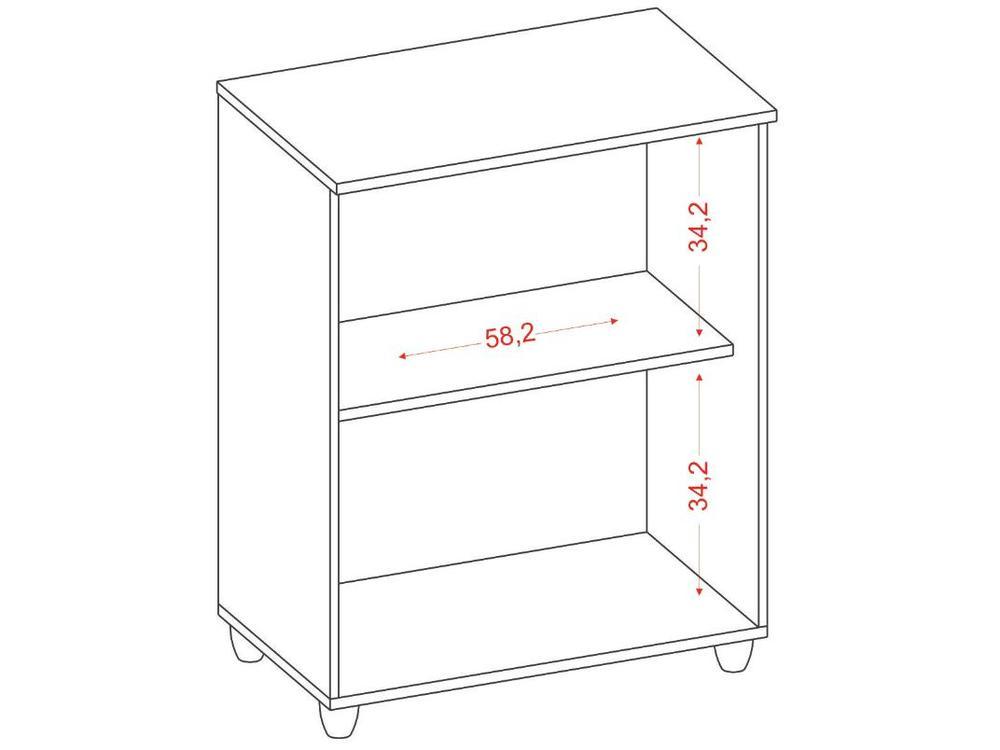 Balcão Multiuso Cantinho do Café com 2 portas Aramóveis Branco Denver - 3