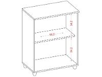 Balcão Multiuso Cantinho do Café com 2 portas Aramóveis Branco Denver - 3