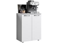 Balcão Multiuso Cantinho do Café com 2 portas Aramóveis Branco Denver - 5