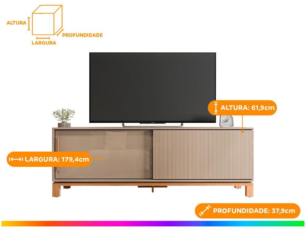 Rack para TV até 65” 2 Portas Caemmun Mondrian - 3