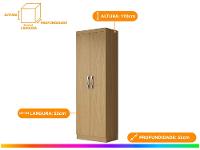 Armário Multiuso 2 Portas Aramóveis New - 2