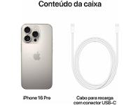 Apple iPhone 16 Pro 128GB Titânio Natural 6,3" 48MP iOS 5G - 9
