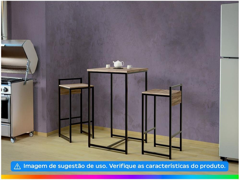 Banqueta Alta Preta e Mel Multivisão Urbana - 2