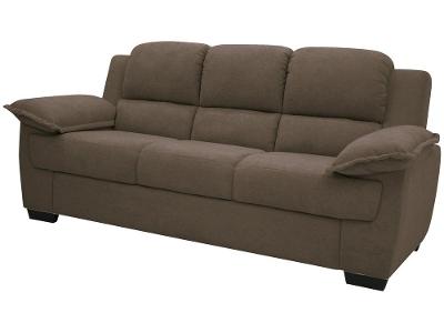 Sofá 3 Lugares Suede Carmel Linoforte