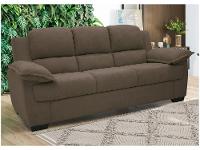 Sofá 3 Lugares Suede Carmel Linoforte - 1