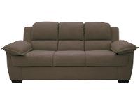 Sofá 3 Lugares Suede Carmel Linoforte - 5
