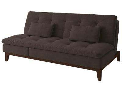 Sofá-cama 3 Lugares Reclinável Suede Linoforte Jade