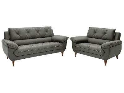 Conjunto de Sofás 2 e 3 Lugares Malbec Linoforte