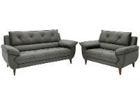 Conjunto de Sofás 2 e 3 Lugares Malbec Linoforte - 6