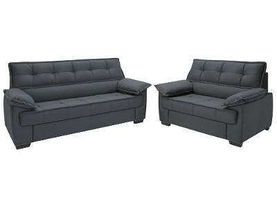 Conjunto de Sofás 2 e 3 Lugares Lisboa Linoforte
