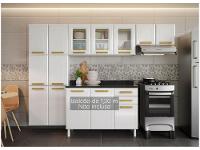 Armário de Cozinha Compacta Telasul Ágata 11 Portas de Aço - 1