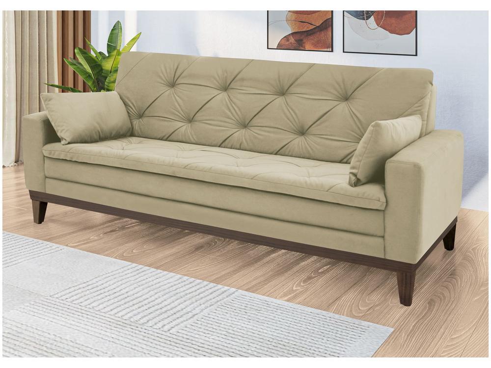 Sofá 4 Lugares Suede Vivaldi Linoforte - 1