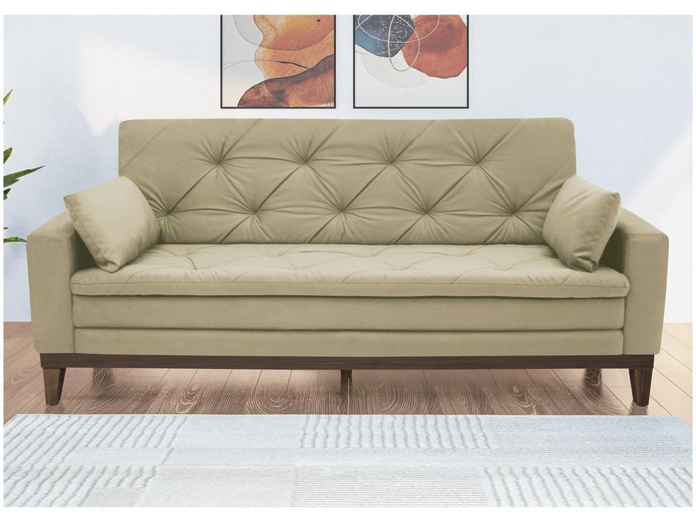 Sofá 4 Lugares Suede Vivaldi Linoforte - 5
