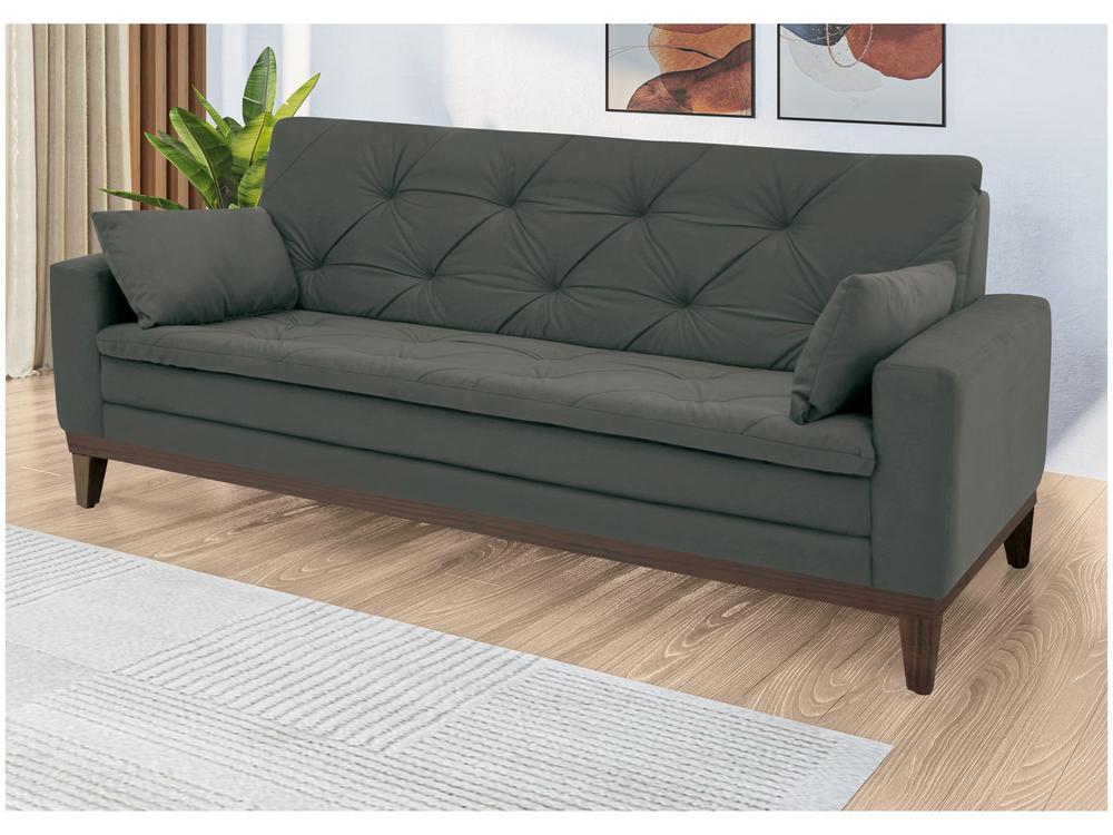 Sofá 4 Lugares Suede Vivaldi Linoforte - 1