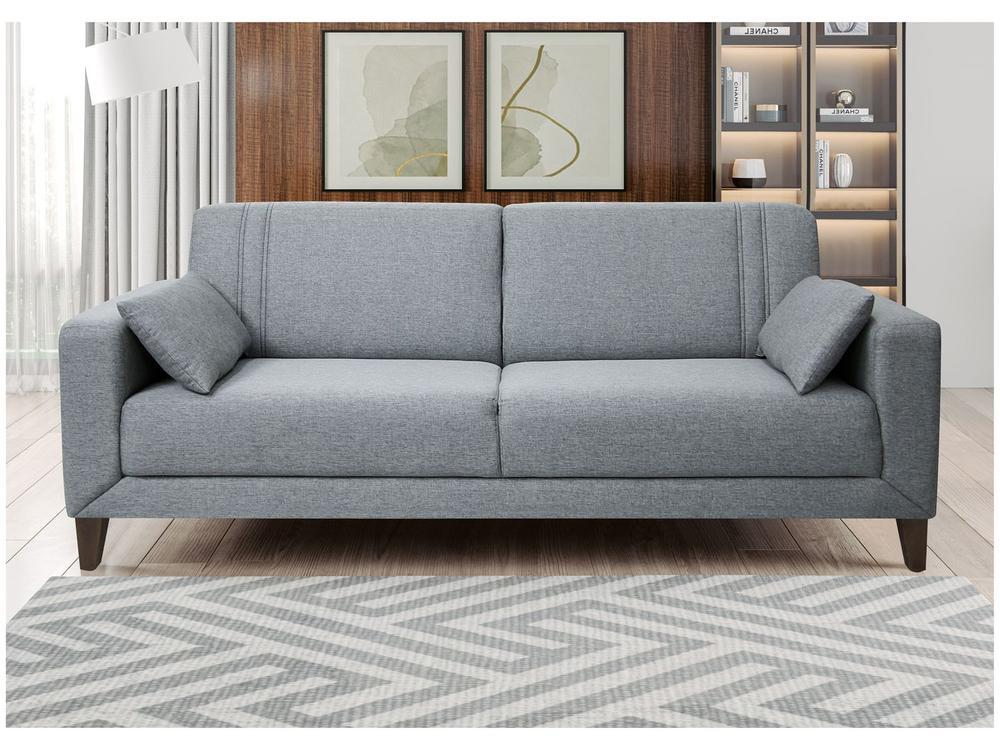 Sofá 4 Lugares Linho Lyon A2 Linoforte - 5