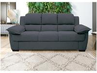 Sofá 3 Lugares Suede Carmel Linoforte - 5