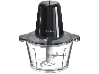 Processador de Alimentos Gaabor 300W Preto Multislice Copo de Vidro