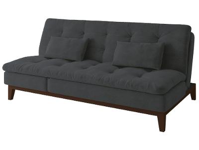 Sofá-cama 3 Lugares Reclinável Suede Linoforte Jade