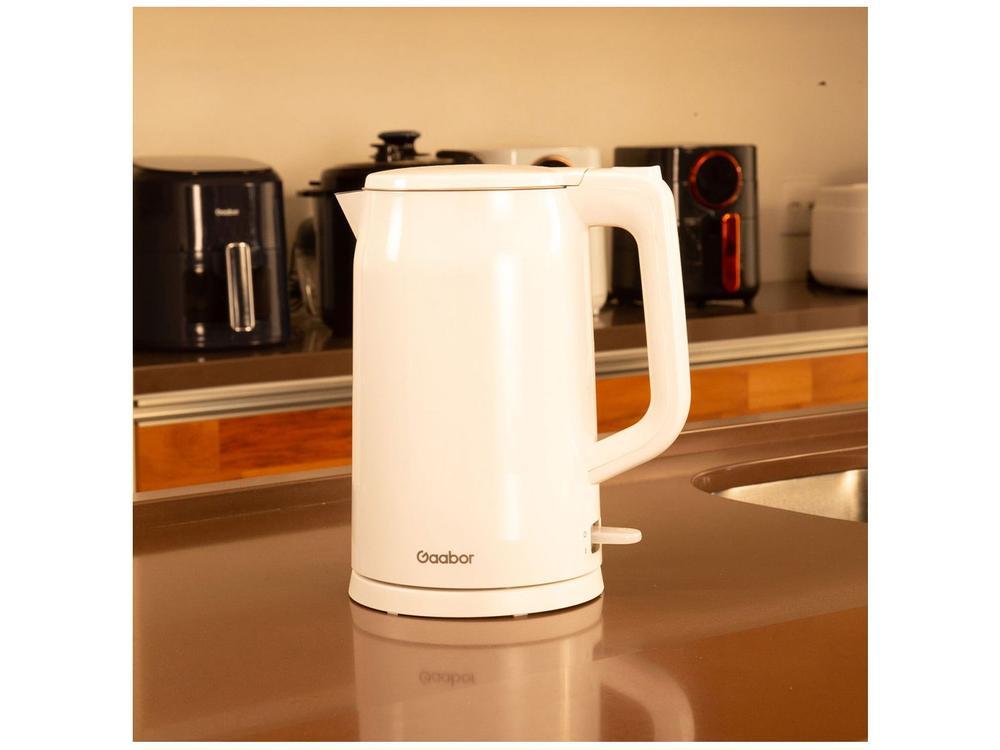 Chaleira Elétrica Gaabor Quick Branca Inox 1,7L - 4