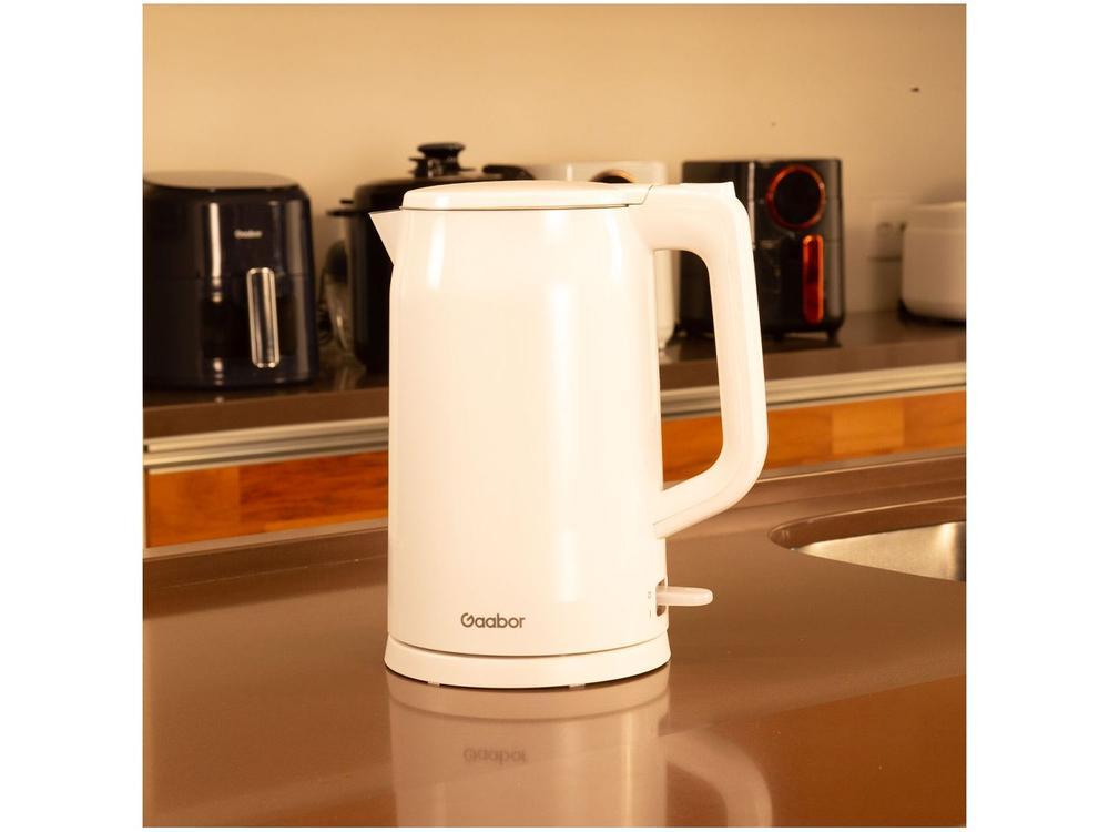 Chaleira Elétrica Gaabor Quick Branca Inox 1,7L - 4