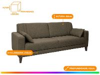 Sofá 4 Lugares Linho Lyon A2 Linoforte