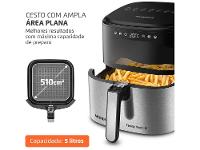 Air Fryer Digital Mondial Grand Family Preta com Timer 5L AF-50-DVI - 5