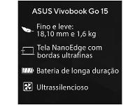 Notebook ASUS Vivobook Go 15 Intel Celeron 4GB RAM 128GB eMMC 15,6" UHD Star Black Windows 11+ Microsoft 365 Personal Office E510KA-BR808WS - 3