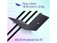 Notebook ASUS Vivobook Go 15 Intel Celeron 4GB RAM 128GB eMMC 15,6" UHD Star Black Windows 11+ Microsoft 365 Personal Office E510KA-BR808WS