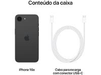 Apple iPhone 16e 256GB Preto 6,1" 48MP iOS 5G - 9