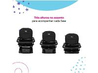 Cadeira de Alimentação Portátil Cosco Kids Pop 3 Níveis de Altura até 15kg