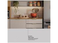 Armário de Cozinha Compacta Demóbile Alba com Balcão 8 Portas 2 Gavetas - 6