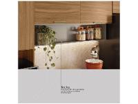 Armário de Cozinha Compacta Demóbile Alba com Balcão 8 Portas 2 Gavetas - 8