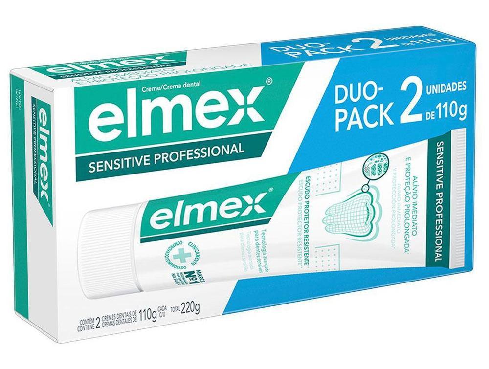 Creme Dental para Dentes Sensíveis Elmex Sensitive Professional 110g 2 Unidades - 7
