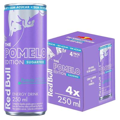 Red Bull Energético Pomelo Sem Açúcar 250ml 4 latas