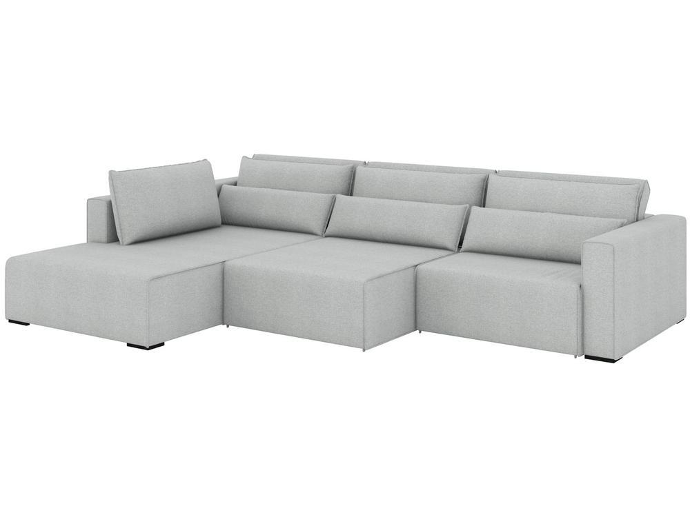 Sofá 6 Lugares Retrátil Reclinável Mediterrâneo Abruzzo Flexforma Estofados - 4