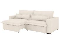 Sofá 4 Lugares Retrátil Reclinável Bouclé Mediterrâneo Bergamo Flexforma Estofados