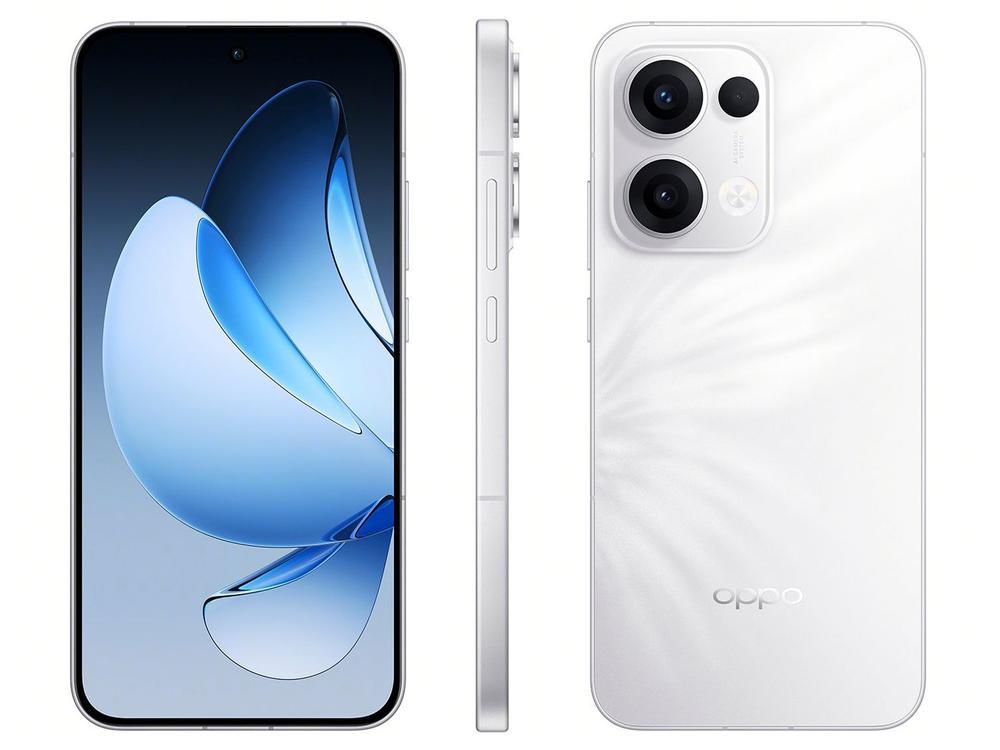 Smartphone OPPO Reno13 512GB Branco 5G 12GB RAM 6,67" Câm. Tripla + Selfie 50MP - 1