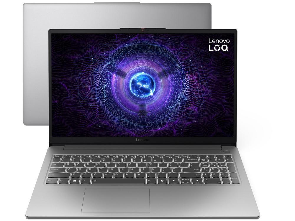 Notebook Gamer Lenovo LOQ 83ME0007BR Intel Core i5 12450HX 16GB RAM 512GB SSD 15,6" Full HD Windows 11 NVIDIA GeForce RTX 3050 83ME0007BR - 1
