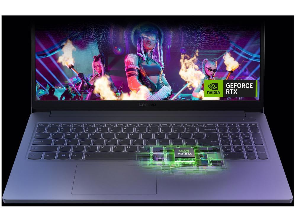 Notebook Gamer Lenovo LOQ 83ME0007BR Intel Core i5 12450HX 16GB RAM 512GB SSD 15,6" Full HD Windows 11 NVIDIA GeForce RTX 3050 83ME0007BR - 6