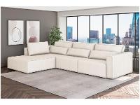 Sofá 6 Lugares Retrátil Reclinável Mediterrâneo Abruzzo Flexforma Estofados - 1