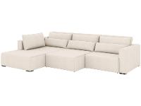 Sofá 6 Lugares Retrátil Reclinável Mediterrâneo Abruzzo Flexforma Estofados