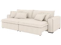 Sofá 4 Lugares Retrátil Recinável Bouclé Mediterrâneo Trentino Flexforma Estofados - 5