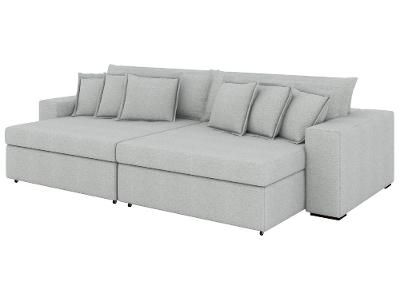 Sofá 4 Lugares Retrátil Reclinável Bouclé Mediterrâneo Parma Flexforma Estofados