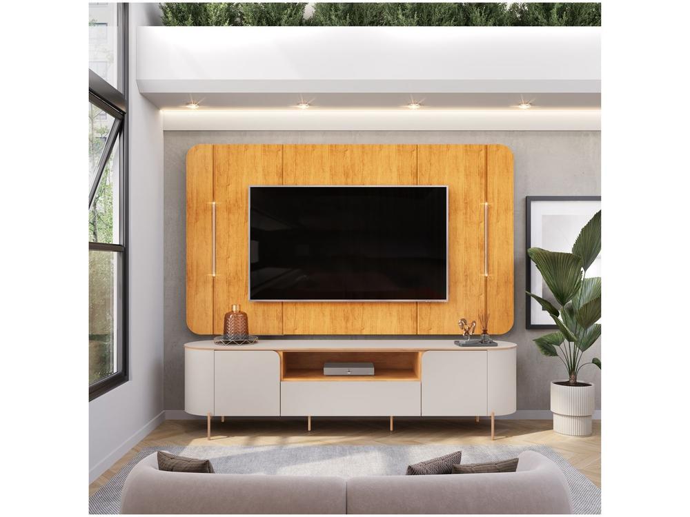 Rack para TV até 75" 1 Gaveta 2 Portas DJ Móveis Areta - 4