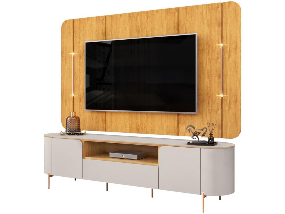 Rack para TV até 75" 1 Gaveta 2 Portas DJ Móveis Areta - 6