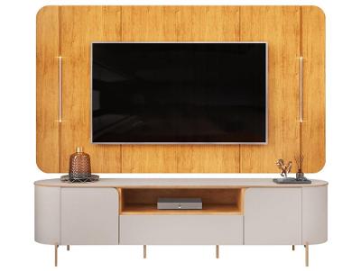 Rack para TV até 75" 1 Gaveta 2 Portas DJ Móveis Areta