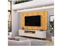 Rack para TV até 75" 1 Gaveta 2 Portas DJ Móveis Areta - 1